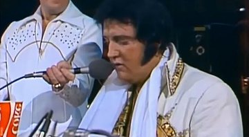 Elvis cantando em seu último especial de TV - Divulgação / Vídeo / CBS
