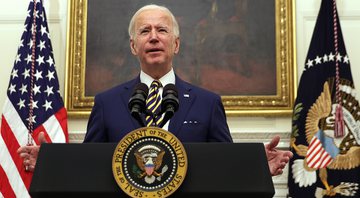 Joe Biden durante discurso - Getty Images