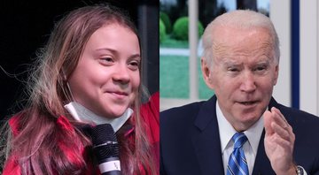 Greta Thunberg e Joe Biden - Getty Images