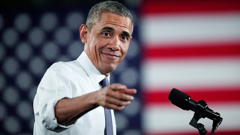Barack Obama durante discurso em Michigan em 2015 - Getty Images