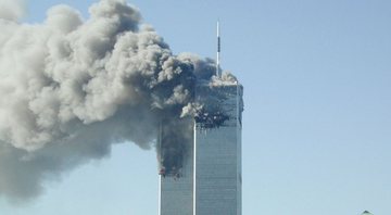 World Trade Center após ser atingido por dois aviões em 11 de setembro de 2001 - Getty Images