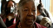 Retrato fotográfico de Joyce Watkins em audiência de anulação - Divulgação / Vídeo /CNN