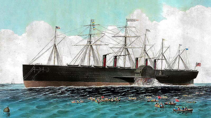 Pintura do SS Great Eastern - Wikimedia Commons