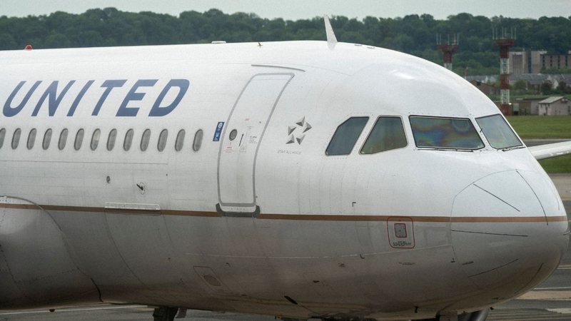 Imagem meramente ilustrativa de avião da United Airlines - Getty Images