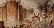 Pintura da Queda da Bastilha, por Jean-Pierre Houël (1735-1813) - Bibliothèque nationale de France / Domínio Público, via Wikimedia Commons