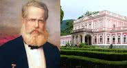 D. Pedro II em montagem como Palácio de Guanabara - Wikimedia Commons / Domínio Público / Filipo Tardim