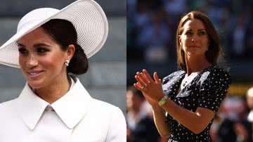 Lado esquerod: Meghan Markle lado direito: Kate Middleton - Getty Images