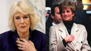 Camilla Parker e a princesa Diana, respectivamente - Getty Images