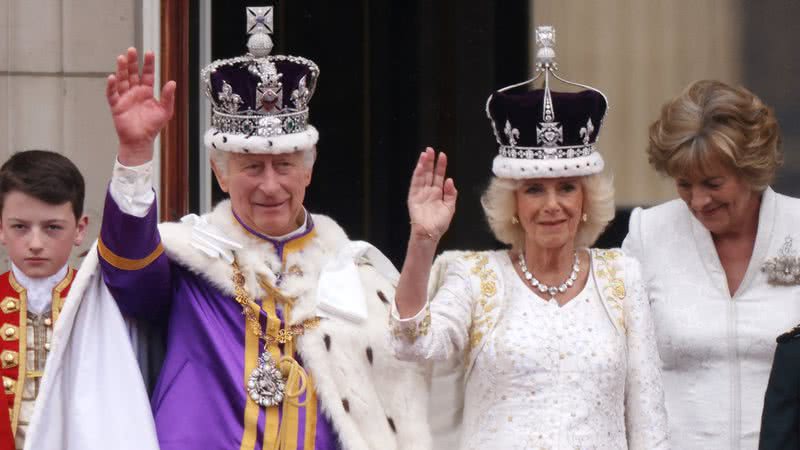 Charles III e Camilla Parker durante coroação oficial - Getty Images