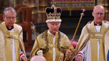 Charles III durante coroação - Getty Images