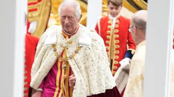 Charles III antes de entrar na Abadia de Westminster - Getty Images