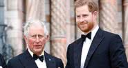 Príncipe Charles e Harry, em 2019 - Getty Images