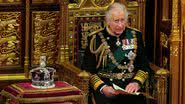 Charles no trono do Parlamento britânico - Getty Images
