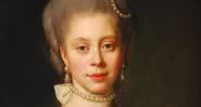 Retrato pintado da rainha Charlotte - Wikimedia Commons / Domínio Público