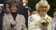 Fotografias da Princesa Diana e de Camilla Parker-Bowles - Getty Images