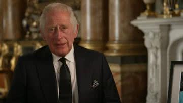 Charles III em seu primeiro discurso como rei - Divulgação / Youtube / CNN
