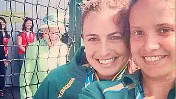 Elizabeth II 'invade' selfie de atletas - Divulgação / Redes sociais