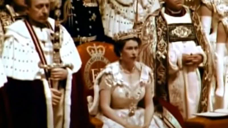 A coroação de Elizabeth II em vídeo colorizado - Divulgação/Vídeo/Youtube/British Movietone