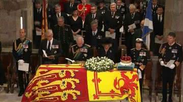 Imagem do funeral de Elizabeth II - Reprodução/Vídeo/CNN Brasil