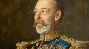 George V representado em pintura. - Wikimedia Commons