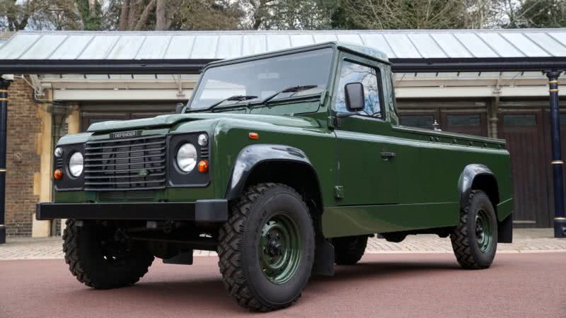 Land Rover utilizada no velório do príncipe - Getty Images