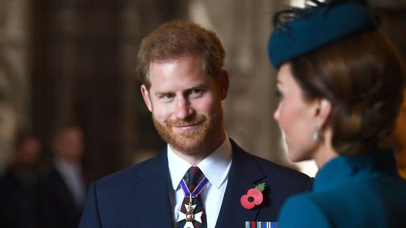 Kate Middleton e príncipe Harry - Getty Images
