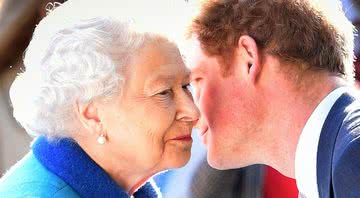 Príncipe Harry e rainha Elizabeth II - Getty Images