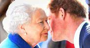 Príncipe Harry e Elizabeth II - Getty Images