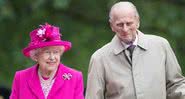 Elizabeth e Philip juntos em seu aniversário de 90 anos - Getty Images
