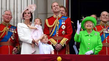 A família real britânica durante evento - Getty Images