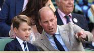 Princípe George com o pai, o príncipe William, durante evento em Londres - Getty Images