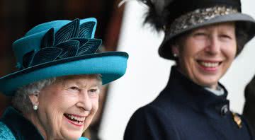 Rainha Elizabeth II e a Princesa Anne no Braemar Highland Gathering em 2018 - Getty Images