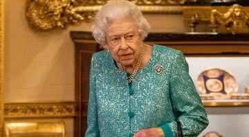 Elizabeth II em evento recente, em 19 de outubro de 2021 - Getty Images