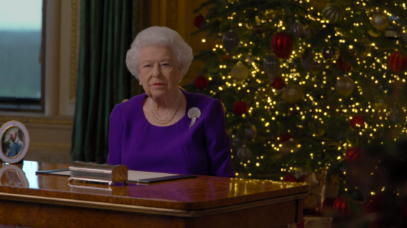 Rainha Elizabeth II em seu discurso de natal (2020)