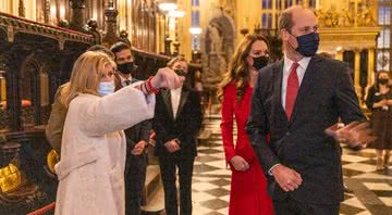 Príncipe William e Kate em cerimônia de natal (2021) - Getty Images