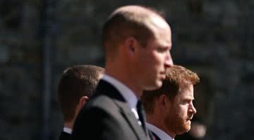 William e Harry no funeral de Philip - Getty Images