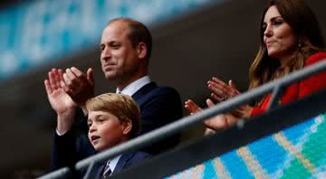 Fotografia de William, Kate e o filho, George - Getty Images