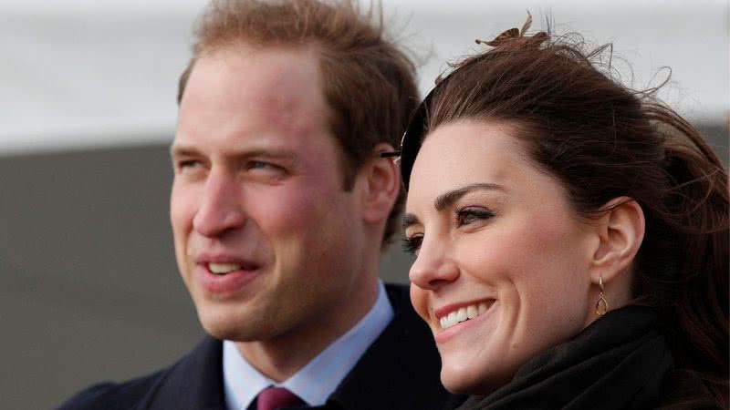 O príncipe William e a esposa, Kate Middleton - Getty Images