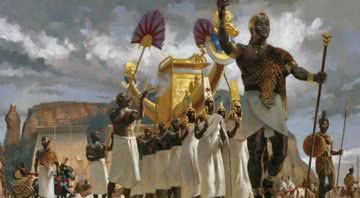 Faraós negros da 25ª Dinastia - Domínio Público