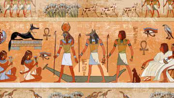 Os egípcios desenvolveram-se às margens do rio Nilo - (Imagem: Shutterstock)