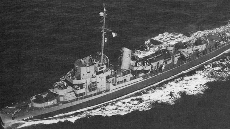 O navio USS Eldridge - Wikimedia Commons