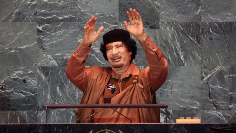 Mummar Gaddafi na ONU - Getty Images
