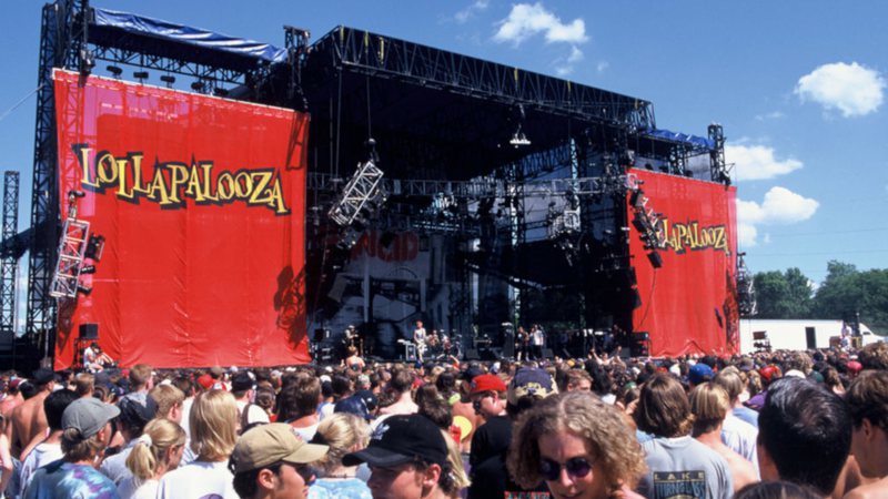Festival Lollapalooza, em 1996 - Getty Images