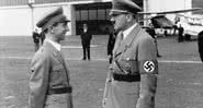 Joseph Goebbels em encontro com Adolf Hitler - Getty Images