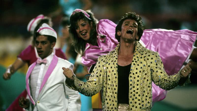 Elvis Presto durante apresentação do Super Bowl - Getty Images