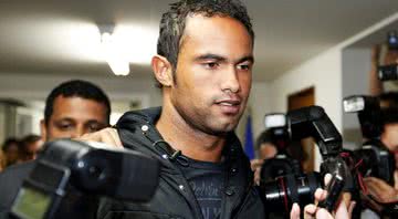 Goleiro Bruno Fernandes se entregando a Polícia - Getty Images