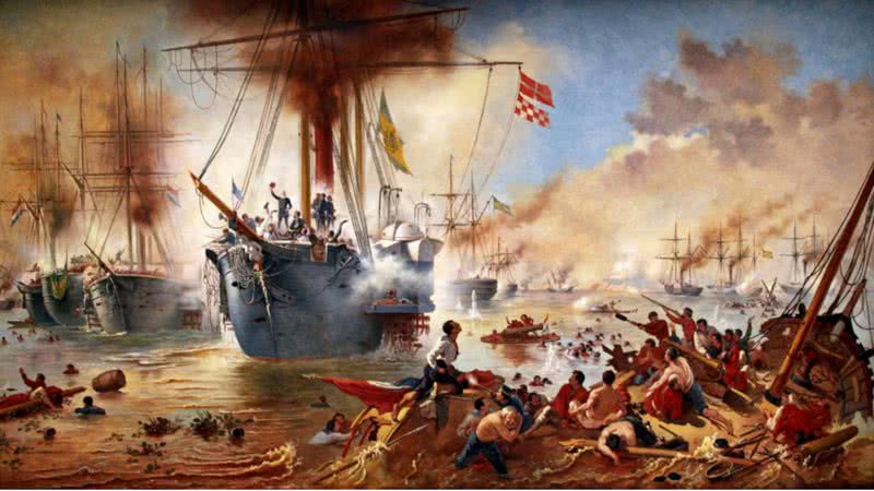 Batalha do Avaí, de Pedro Americo, no Museu Nacional de Belas Artes - Wikimedia Commons