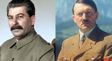 Stalin (à esq.) e Hitler (à dir.) - Divulgação/Klimblim/Wikimedia Commons
