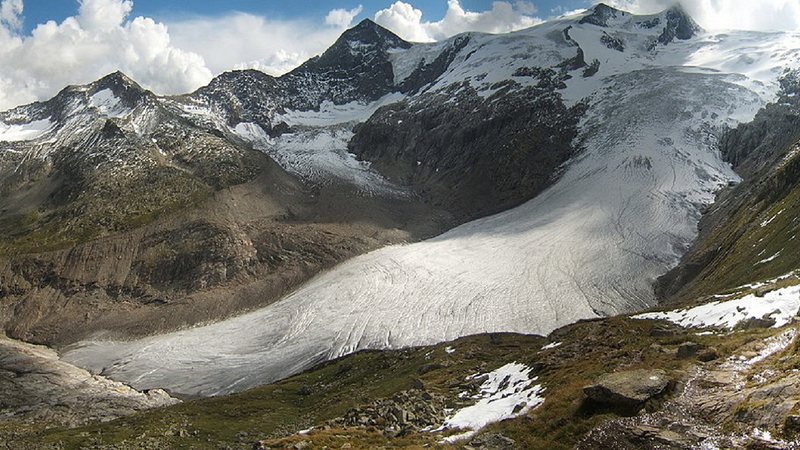 A geleira Schlatenkees, na Áustria - Rafael Brix via Wikimedia Commons