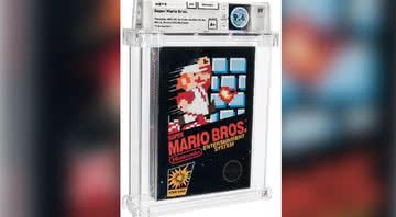 Jogo do Super Mario que foi leiloado - Divulgação/ Heritage Auctions